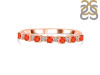 Red Onyx & White Topaz Ring ROX-RDR-2201.