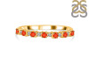 Red Onyx & White Topaz Ring ROX-RDR-2201.