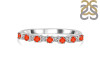 Red Onyx & White Topaz Ring ROX-RDR-2201.