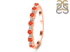Red Onyx & White Topaz Ring ROX-RDR-2201.