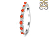 Red Onyx & White Topaz Ring ROX-RDR-2201.