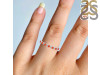 Red Onyx & White Topaz Ring ROX-RDR-2201.