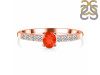 Red Onyx & White Topaz Ring ROX-RDR-2538.
