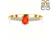 Red Onyx & White Topaz Ring ROX-RDR-2538.