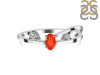 Red Onyx & White Topaz Ring ROX-RDR-2629.