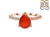 Red Onyx & White Topaz Ring ROX-RDR-2860.