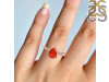 Red Onyx & White Topaz Ring ROX-RDR-2860.