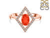 Red Onyx & White Topaz Ring ROX-RR-134.