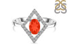 Red Onyx & White Topaz Ring ROX-RR-134.