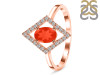 Red Onyx & White Topaz Ring ROX-RR-134.
