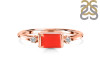 Red Onyx & White Topaz Ring ROX-RR-135.