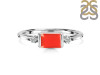 Red Onyx & White Topaz Ring ROX-RR-135.