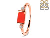 Red Onyx & White Topaz Ring ROX-RR-135.