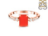 Red Onyx & White Topaz Ring ROX-RR-139.