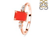 Red Onyx & White Topaz Ring ROX-RR-139.