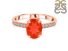 Red Onyx & White Topaz Ring ROX-RR-207.