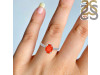 Red Onyx & White Topaz Ring ROX-RR-207.