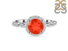 Red Onyx & White Topaz Ring ROX-RR-267.