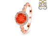 Red Onyx & White Topaz Ring ROX-RR-267.