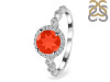 Red Onyx & White Topaz Ring ROX-RR-267.