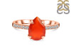 Red Onyx & White Topaz Ring ROX-RR-344A.