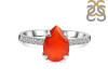 Red Onyx & White Topaz Ring ROX-RR-344A.