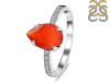 Red Onyx & White Topaz Ring ROX-RR-344A.