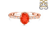 Red Onyx & White Topaz Ring ROX-RR-35.