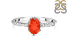 Red Onyx & White Topaz Ring ROX-RR-35.