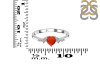 Red Onyx & White Topaz Ring ROX-RR-424.