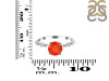 Red Onyx & White Topaz Ring ROX-RR-426.
