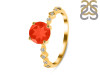 Red Onyx & White Topaz Ring ROX-RR-426.