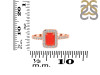 Red Onyx & White Topaz Ring ROX-RR-432.