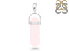 Rose Quartz Pencil Pendant RSQ-1-PEN