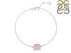 Rose Quartz Raw Crystal Bracelet RSQ-RB-200.