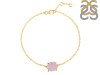 Rose Quartz Raw Crystal Bracelet RSQ-RB-200.