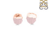 Rose Quartz Raw Crystal Stud Earring RSQ-RCYE-2