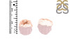 Rose Quartz Raw Crystal Stud Earring RSQ-RCYE-2