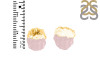 Rose Quartz Raw Crystal Stud Earring RSQ-RCYE-2