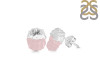 Rose Quartz Raw Crystal Stud Earring RSQ-RCYE-2