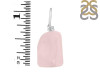 Rose Quartz Raw Crystal Drill Pendant RSQ-RCYP-7
