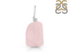 Rose Quartz Raw Crystal Drill Pendant RSQ-RCYP-7