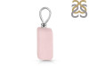 Rose Quartz Raw Crystal Drill Pendant RSQ-RCYP-7