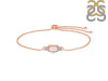 Rose Quartz & White Topaz Bracelet RSQ-RDB-140.