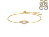 Rose Quartz & White Topaz Bracelet RSQ-RDB-140.