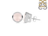 Rose Quartz Stud Earring RSQ-RDE-1433.