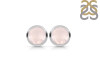 Rose Quartz Stud Earring RSQ-RDE-1243.