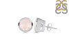 Rose Quartz Stud Earring RSQ-RDE-1243.