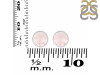 Rose Quartz Stud Earring RSQ-3-1254-CUT