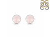 Rose Quartz Stud Earring RSQ-3-1254-CUT